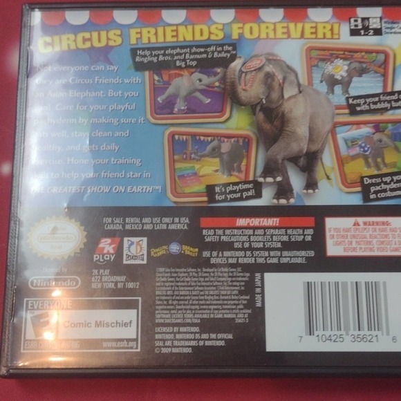 NINTENDO DS Ringling bros and Barnum and Bailey game - Picture 3 of 3